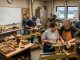 Beginner wood turning class at Wright-Patterson AFB Consolidated Hobby Complex Dayton Ohio