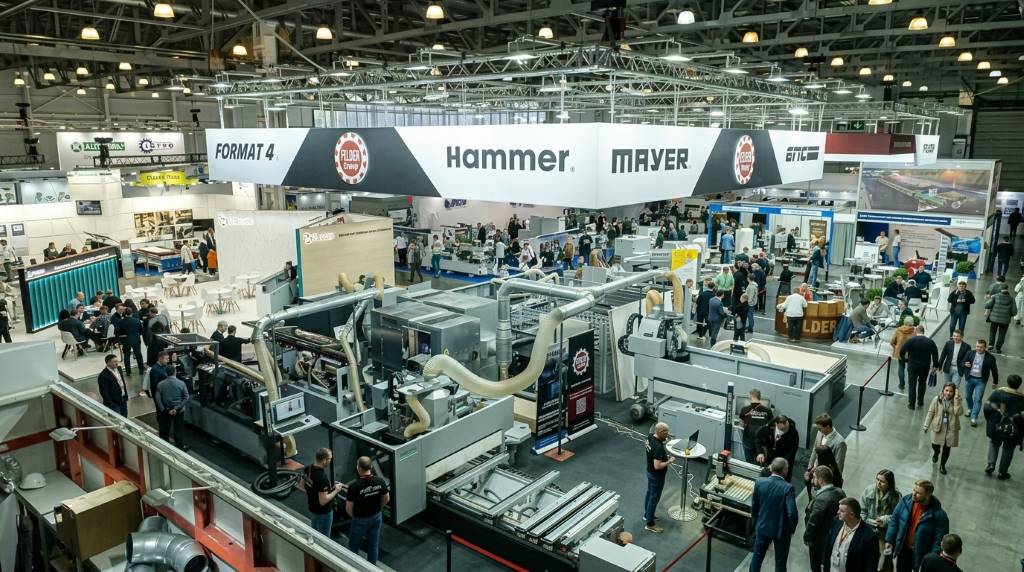 International buyers and manufacturers networking at Woodex 2026 in Moscow Russia