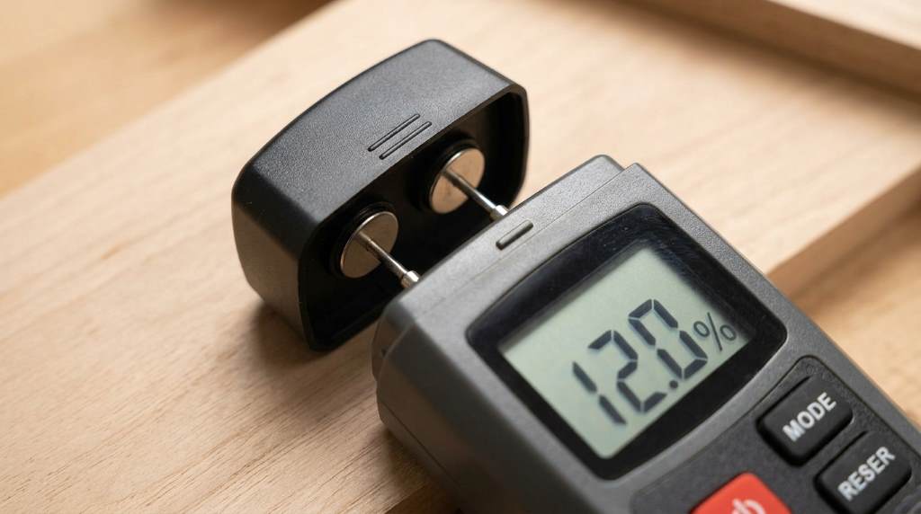 Oven-dry method process for testing wood sample moisture content